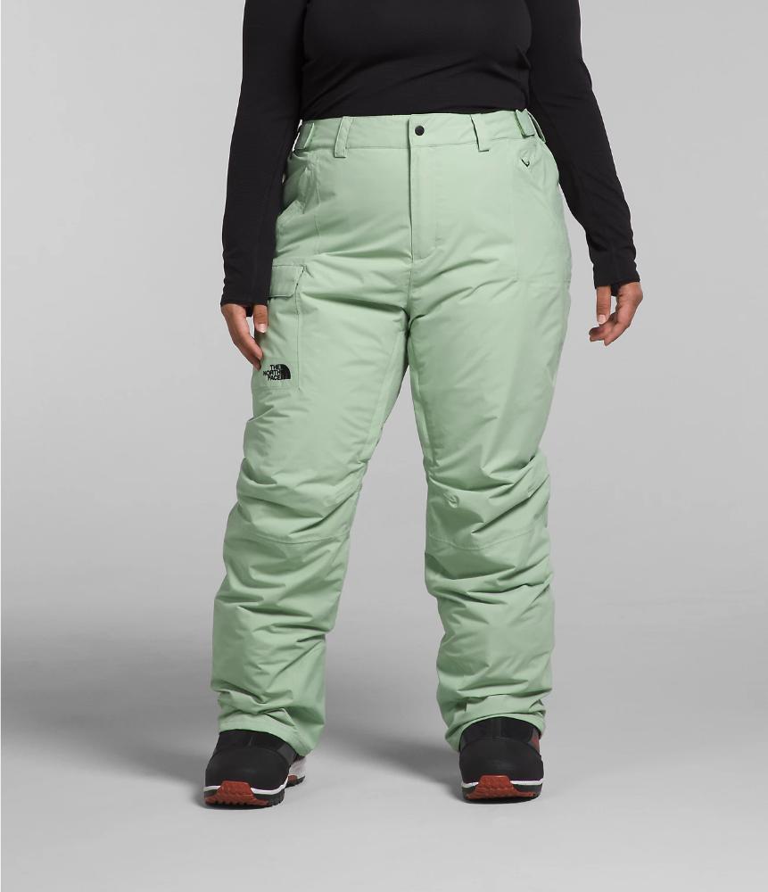 The North Face - Freedom Insulated Pant - Women's Plus - Lavender Fog Tonal Mountainscape Print