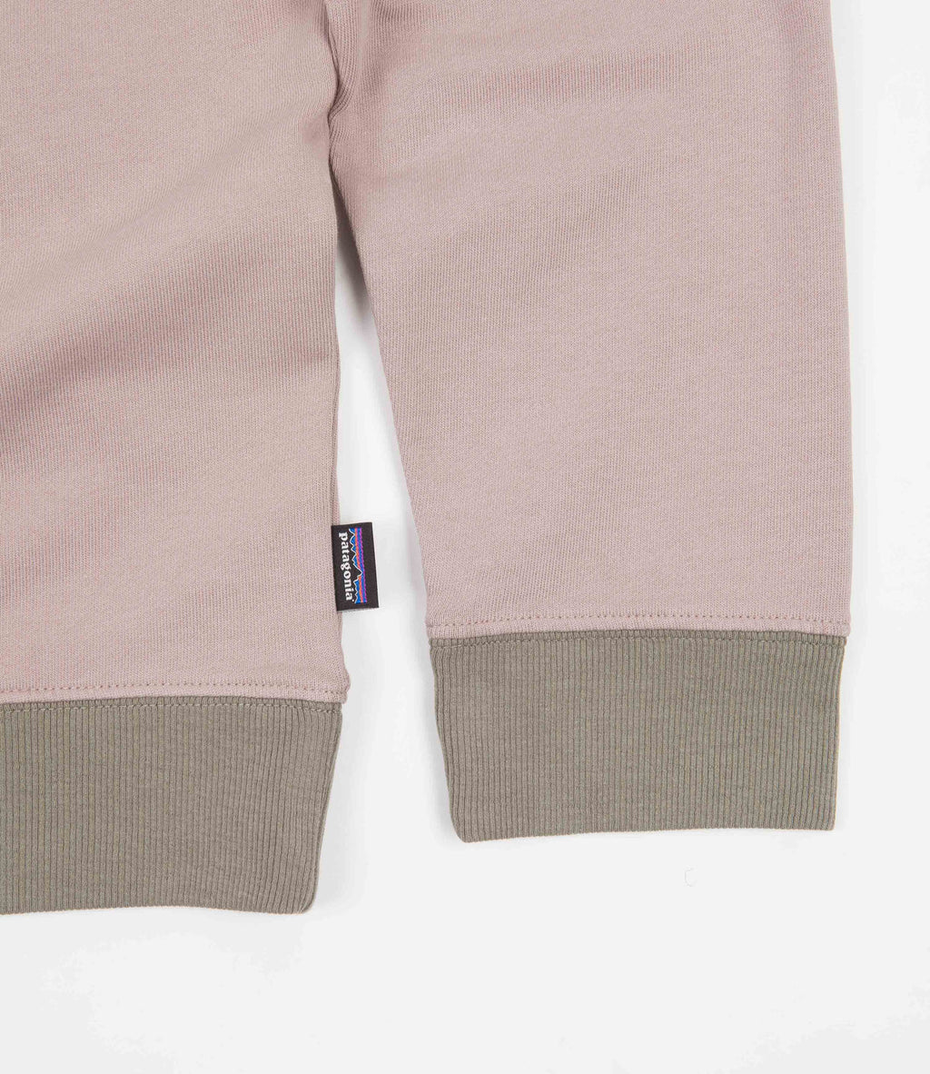 Patagonia Felpa girocollo uomo Men's Alpine Icon Regenerative Organic Cotton Crew Sweatshirt Stingray Mauve