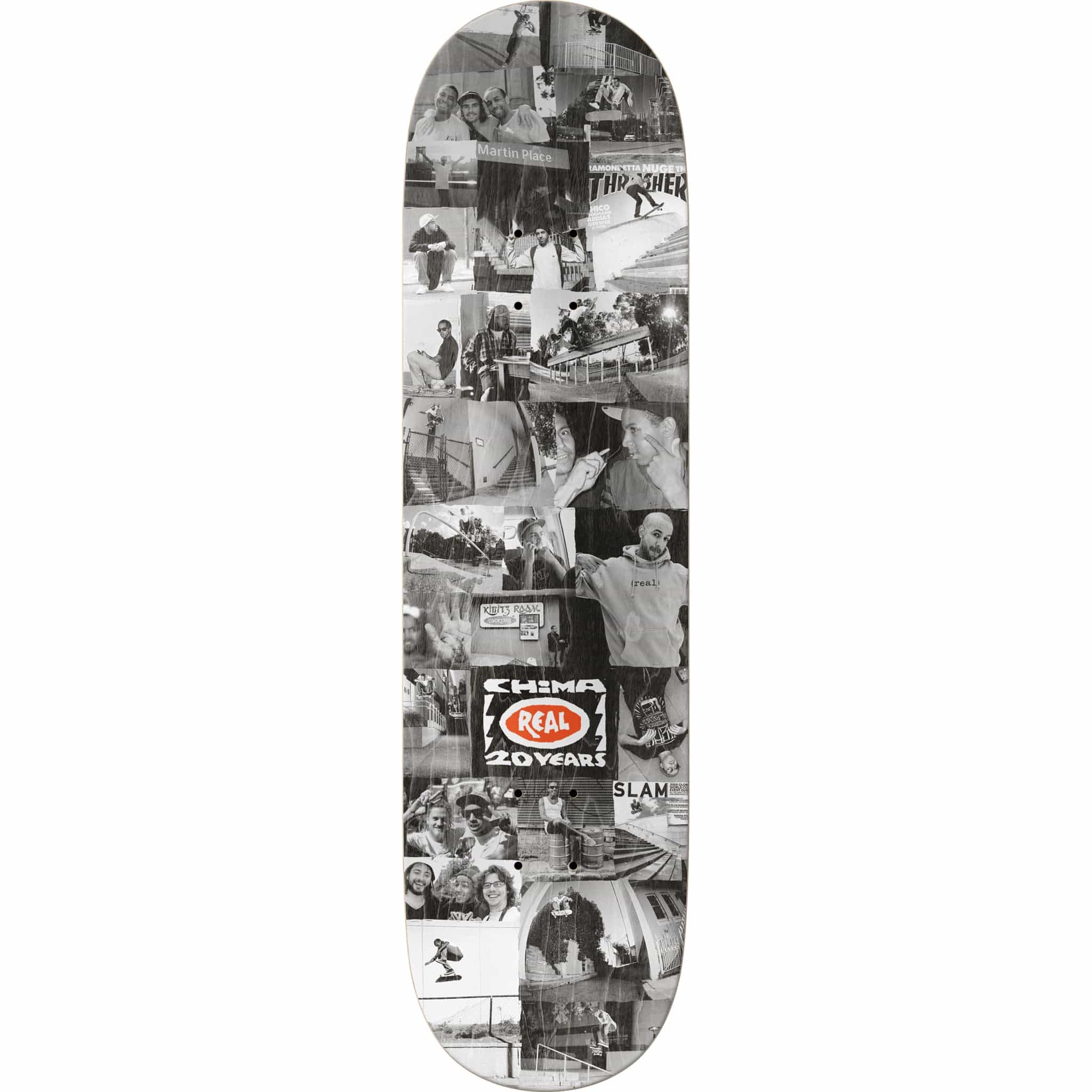 Real Chima 20 Years Skateboard Deck 8.25"