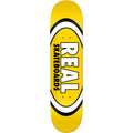 Real Team Classic Oval Yellow Skateboard Deck 8.06"
