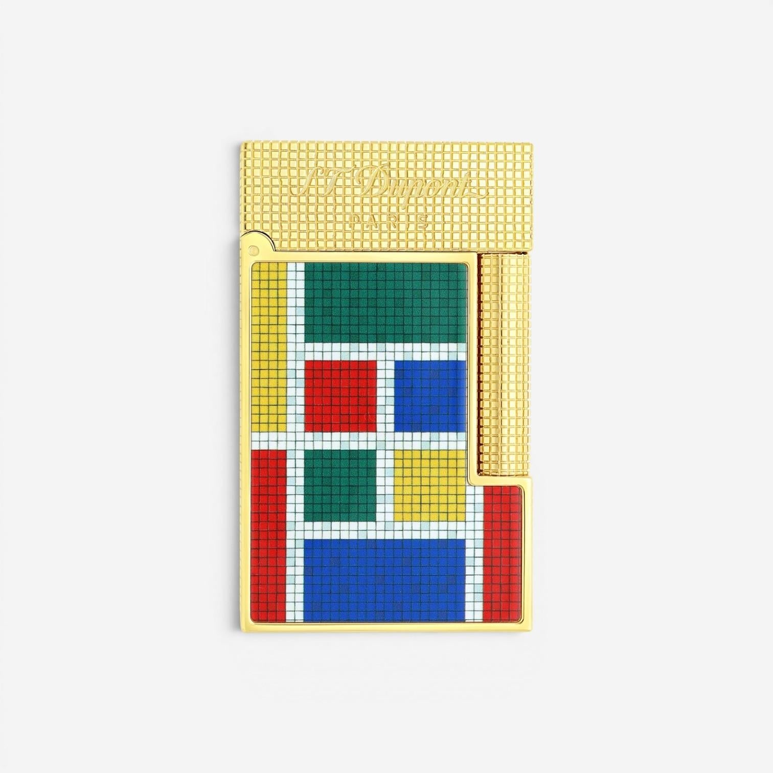 S.T. Dupont Casablanca Mosaic Multi-Colored Lacquer Line 2 Lighter C16122