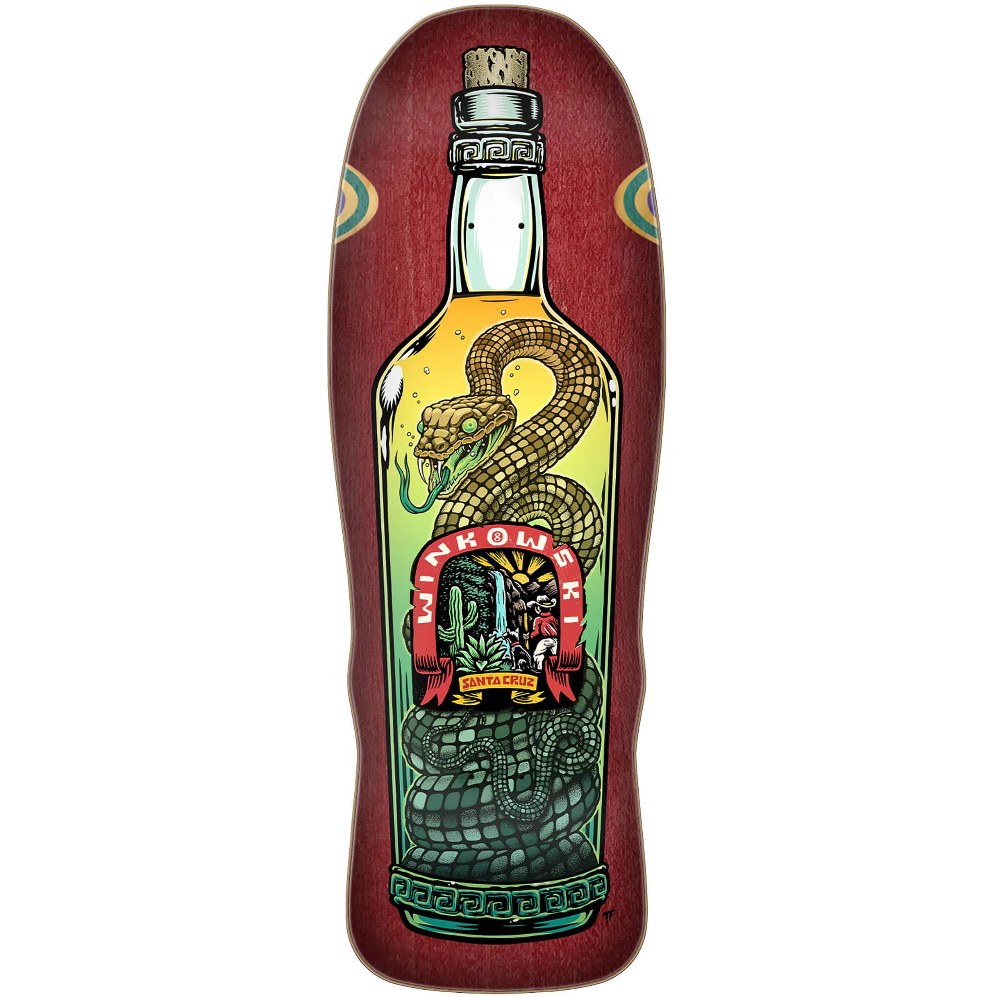 Santa Cruz Winkowski Agave Snake 10.35 " Skateboard Deck