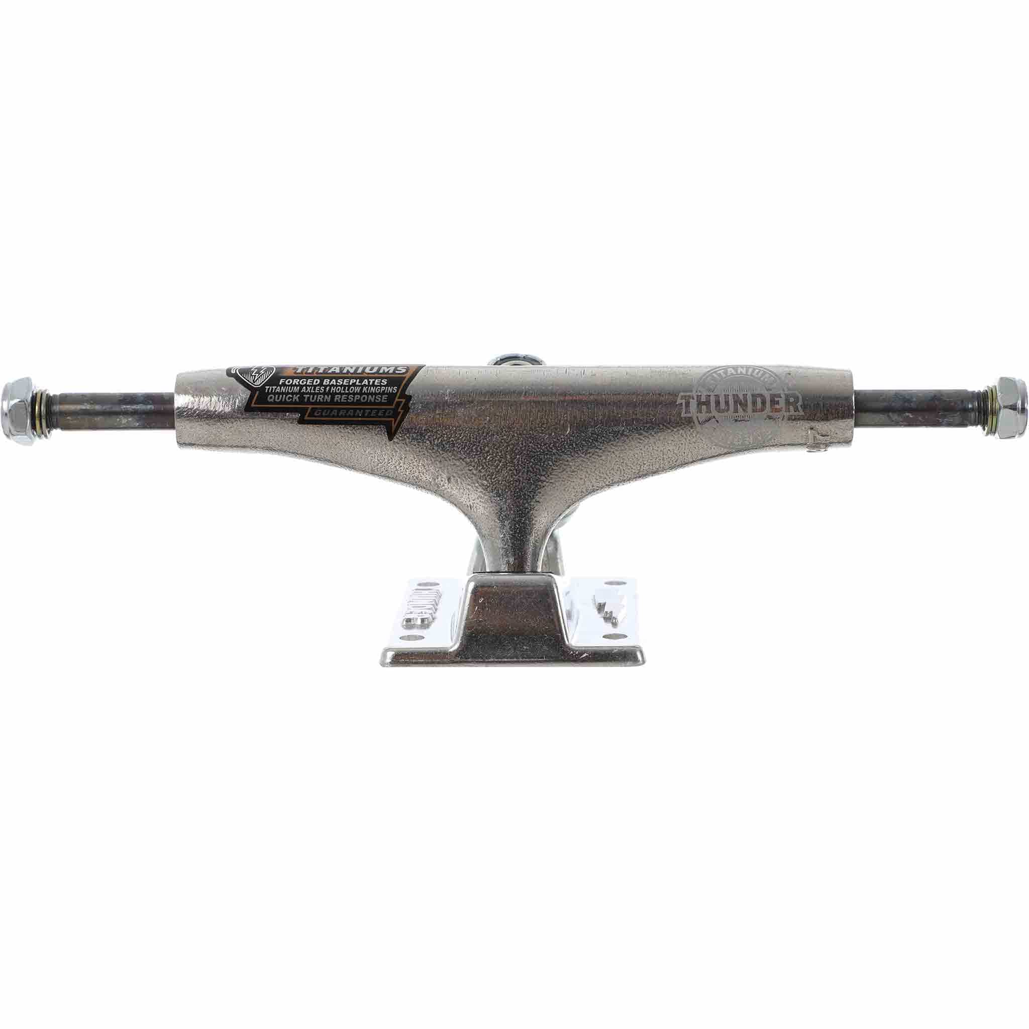 Thunder Titanium Lights Polished Skateboard Trucks 148