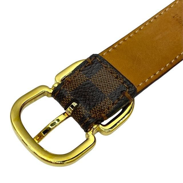 Louis Vuitton M9744 Ceinture Mini Belt Accessories Small Damier Leather Brown